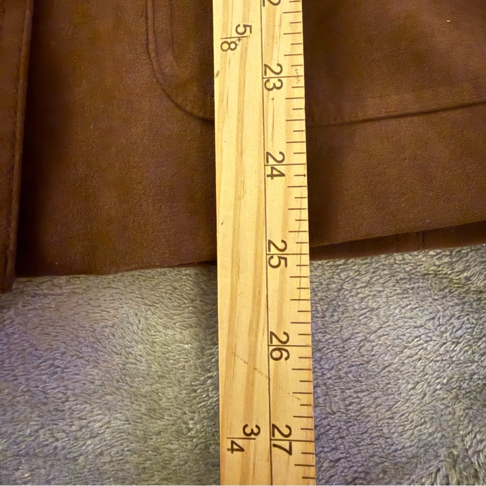 Talbots Brown Collared Utility Jacket with Button… - image 10